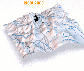3d view of Río Blanco