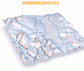 3d view of San Miguel de Cuyes