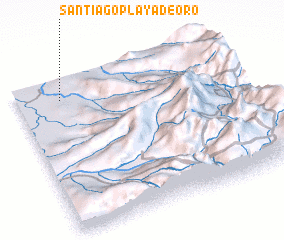 3d view of Santiago Playa de Oro