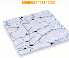 3d view of Deemers Crossroads