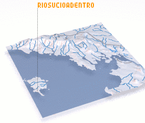 3d view of Río Sucio Adentro