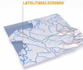 3d view of La Tolita de los Ruano