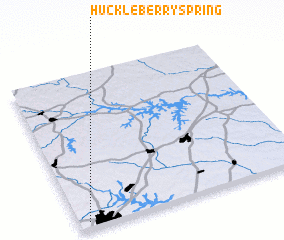 3d view of Huckleberry Spring