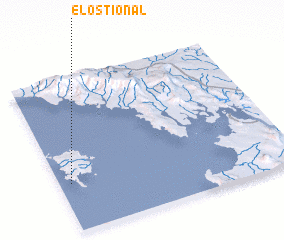 3d view of El Ostional