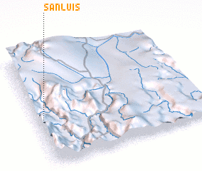 3d view of San Luis