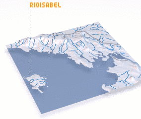 3d view of Río Isabel