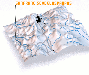 3d view of San Francisco de las Pampas