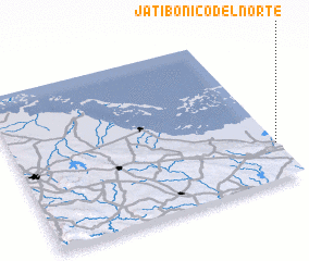 3d view of Jatibonico del Norte