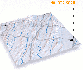 3d view of Mount Pisgah