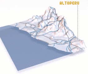 3d view of Alto Perú