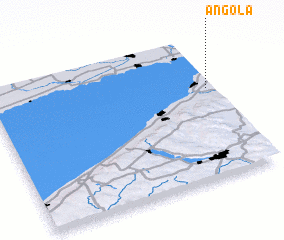 3d view of Angola