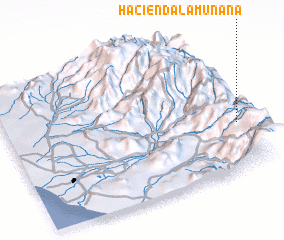 3d view of Hacienda La Munana