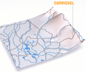 3d view of San Miguel