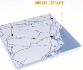 3d view of Murrells Inlet