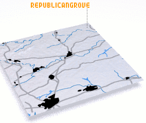 3d view of Republican Grove