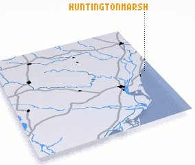 3d view of Huntington Marsh