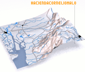 3d view of Hacienda Cornelio Malo