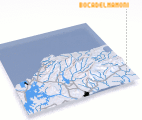 3d view of Boca del Mamoní