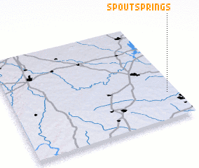 3d view of Spout Springs