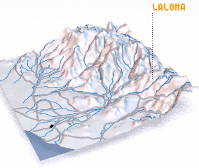 3d view of La Loma