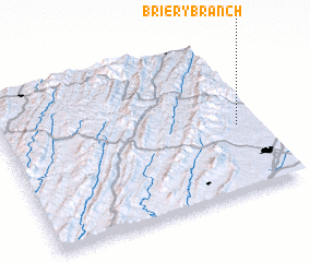3d view of Briery Branch