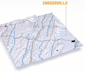 3d view of Sangerville