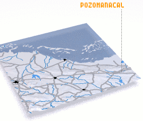 3d view of Pozo Manacal