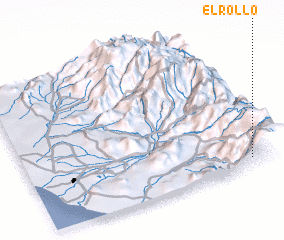 3d view of El Rollo