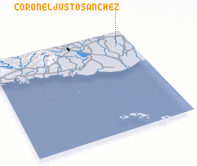 3d view of Coronel Justo Sánchez