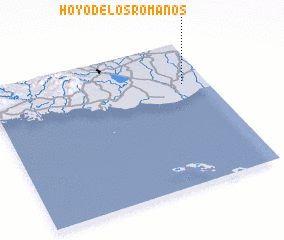 3d view of Hoyo de los Romanos