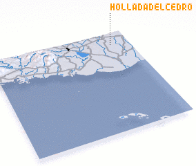 3d view of Hollada del Cedro