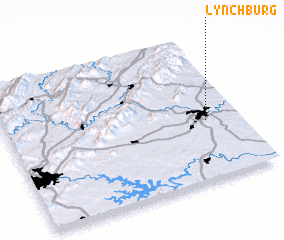 3d view of Lynchburg