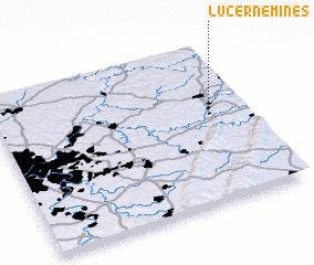 3d view of Lucerne Mines