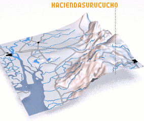 3d view of Hacienda Surucucho