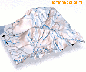 3d view of Hacienda Gualel