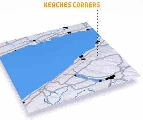 3d view of Keaches Corners