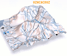 3d view of Uzhca Cruz