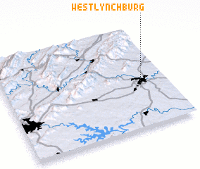 3d view of West Lynchburg