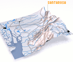 3d view of Santa Rosa