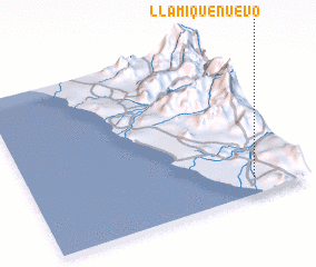 3d view of Llamique Nuevo