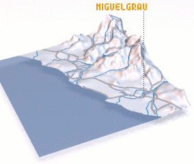 3d view of Miguel Grau