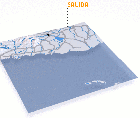 3d view of Salida