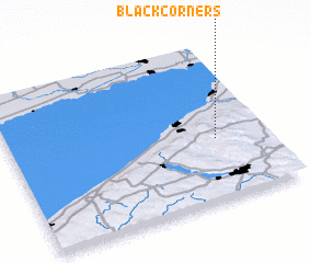 3d view of Black Corners