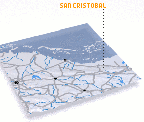 3d view of San Cristóbal