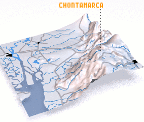 3d view of Chontamarca