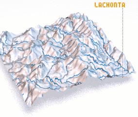 3d view of La Chonta