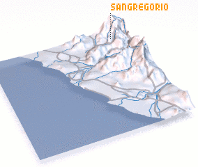 3d view of San Gregorio