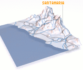 3d view of Santa María