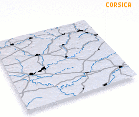 3d view of Corsica