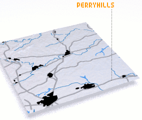 3d view of Perry Hills